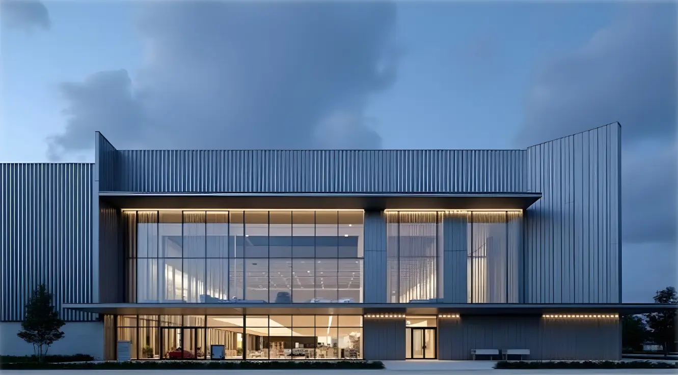 Illustrative detached factory rendering at Kulai Industrial High-Tech Park