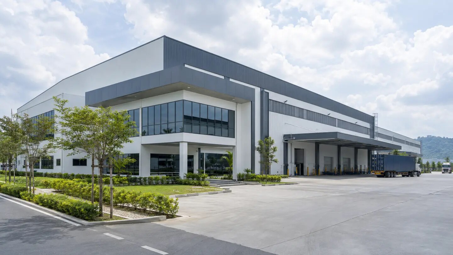 Representative large Build-to-Suit manufacturing campus with loading access