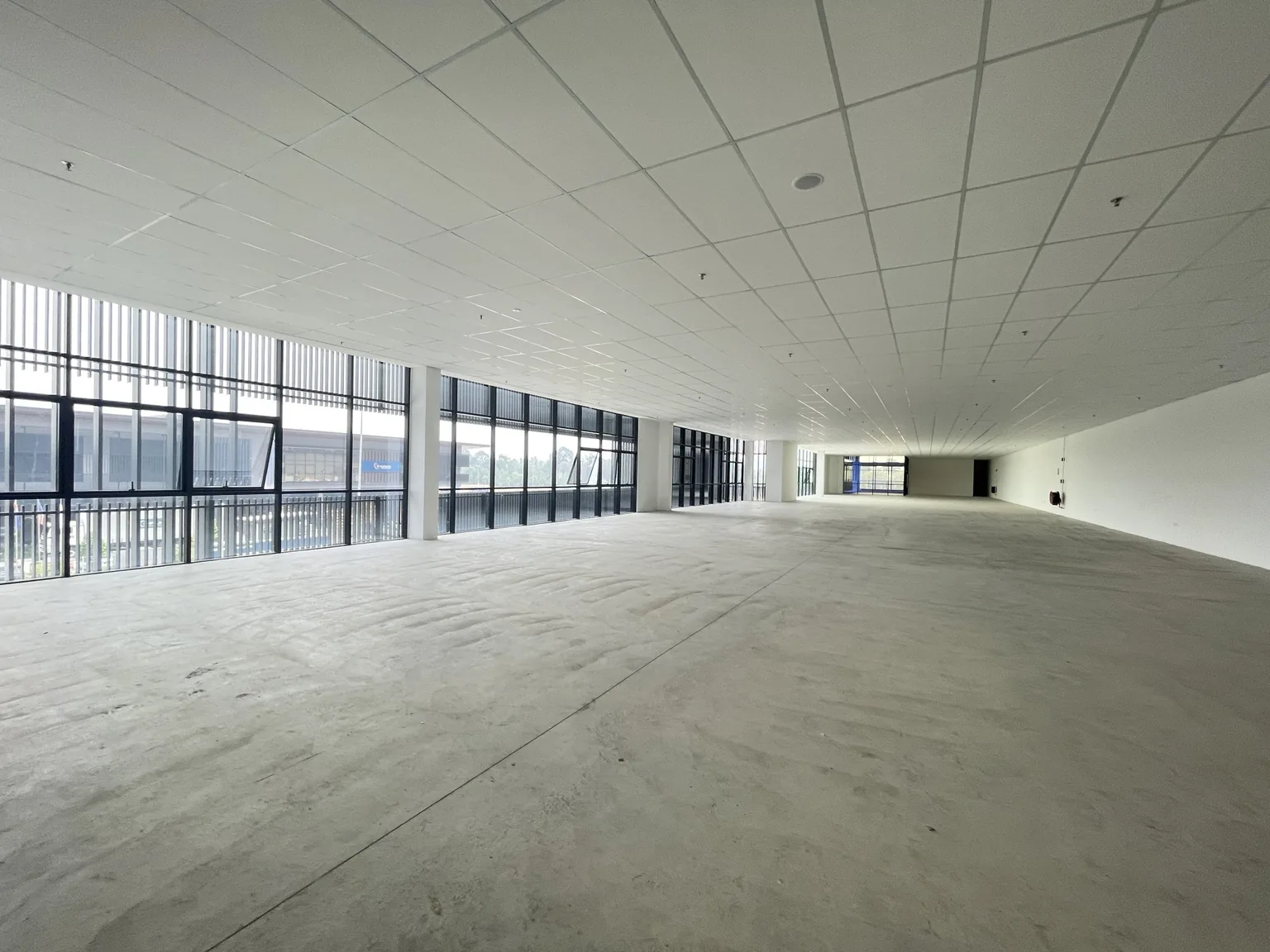 Office interior at the Senai detached factory